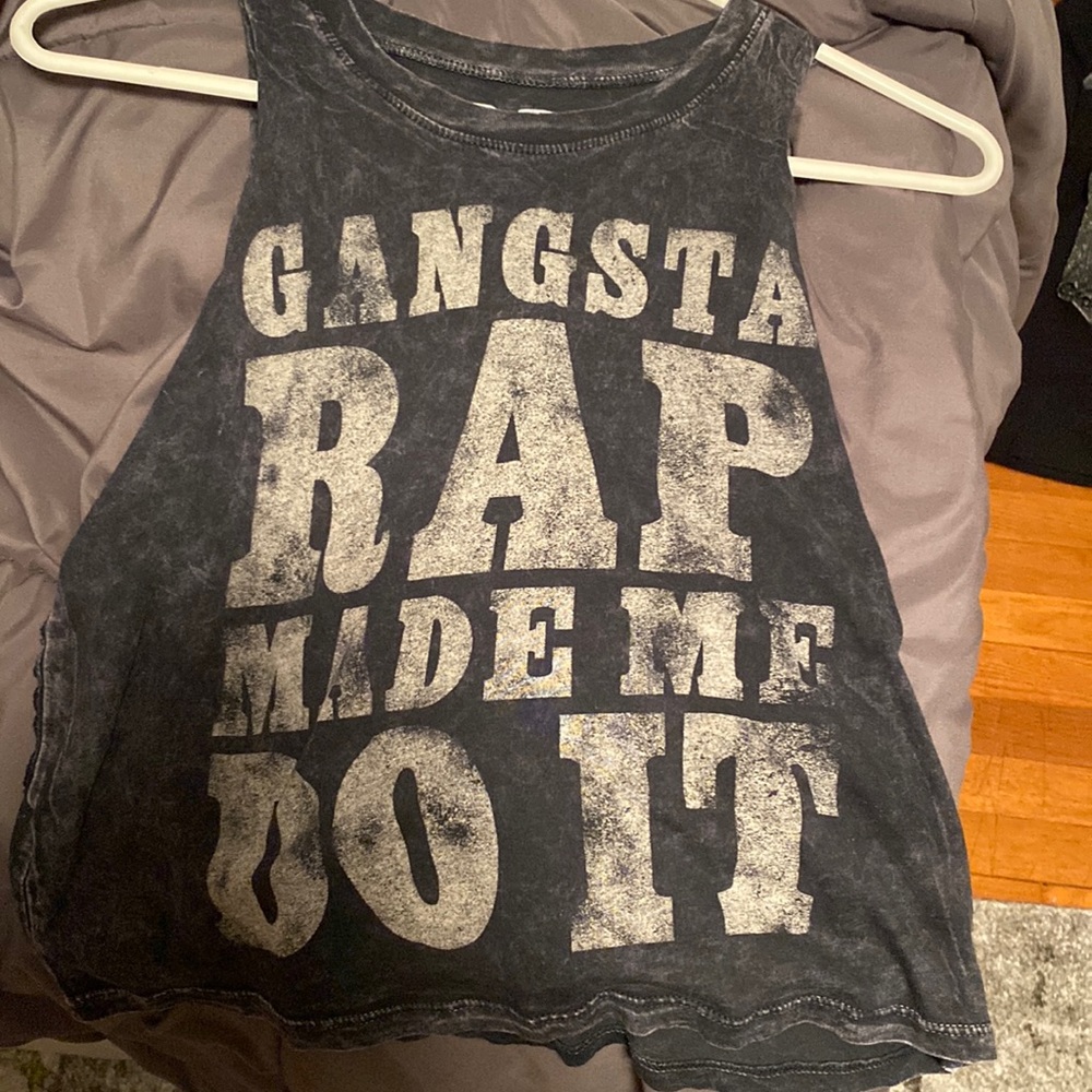 Gansta Rap Made Me Do It tank top
